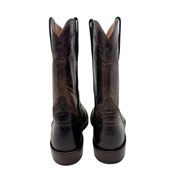 Kemo Sabe Mad Dog Roper Western Boots Mens 9.5 EE Brown Leather Handmade - Picture 9 of 15